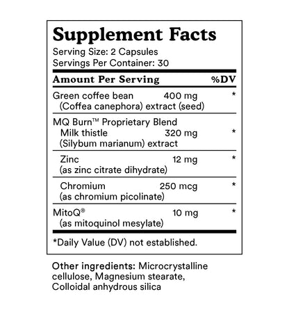 MitoQ +liver metabolism